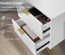 Modern 2-Drawer Nightstand - Photo 7