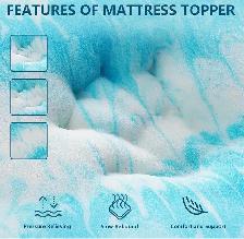 SakuraHome King Memory Foam Mattress Topper - Photo 2