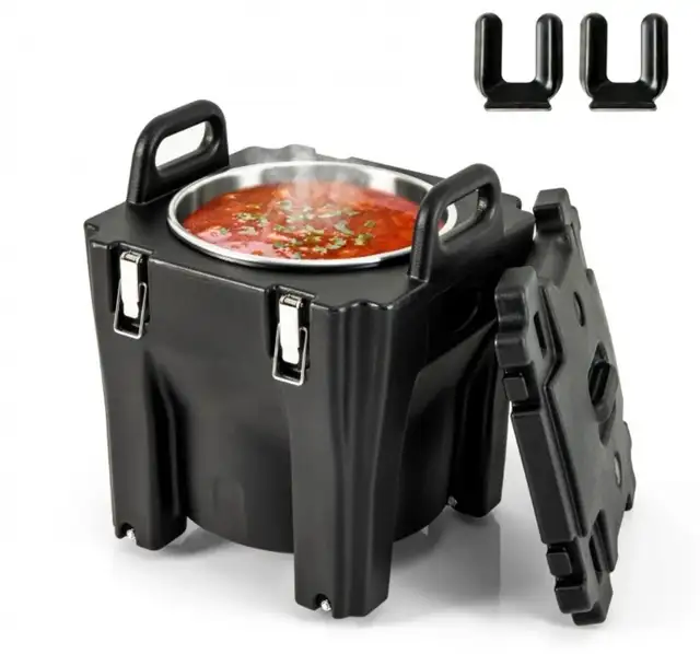 32QT Insulated Food Warmer Box with Wheels