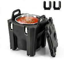 32QT Insulated Food Warmer Box with Wheels