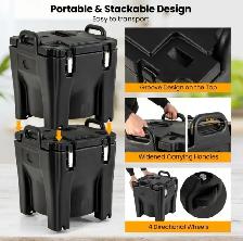 32QT Insulated Food Warmer Box with Wheels - Photo 8