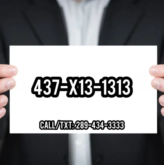 1313 Tera Tera Vanity Vip Phone Numbers