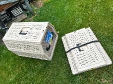 1 NEW-Nylabone Collapsible Fold Away Pet Carrier Dog Crate