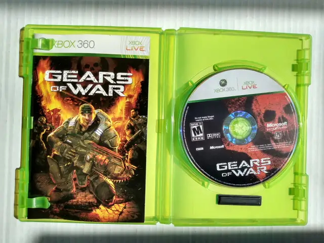 GEARS OF WAR XBOX 360 GAME INCLUDES INSTRUCTIONS MINT CONDITION - Photo 3