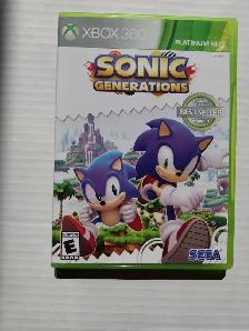 SONIC GENERATIONS XBOX 360 GAME INCLUDES INSTRUCTIONS MINT