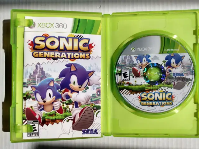 SONIC GENERATIONS XBOX 360 GAME INCLUDES INSTRUCTIONS MINT - Photo 3