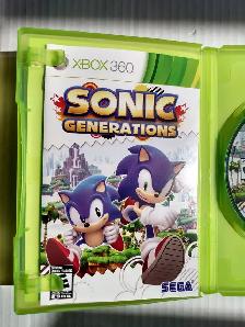 SONIC GENERATIONS XBOX 360 GAME INCLUDES INSTRUCTIONS MINT - Photo 5