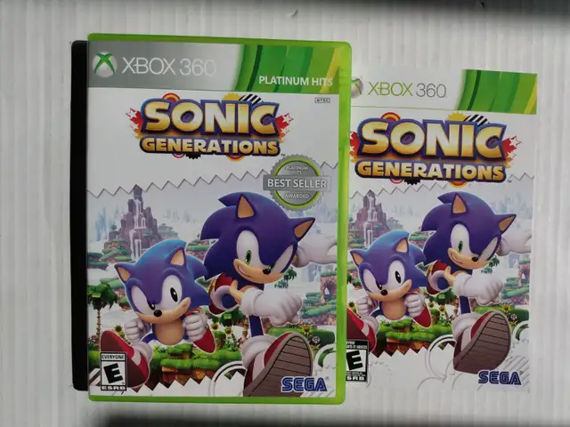 SONIC GENERATIONS XBOX 360 GAME INCLUDES INSTRUCTIONS MINT - Photo 6