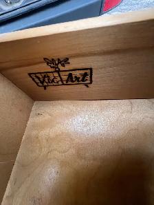 Free delivery used antique Wooden Dresser with 6 Drawers - Photo 4