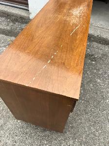 Free delivery used antique Wooden Dresser with 6 Drawers - Photo 6