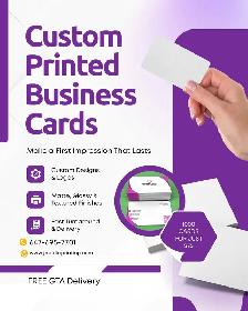 Custom printing service - Business cards, Flyers, Postcards & mu