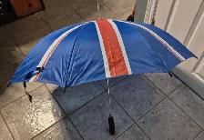 UNION JACK GOLF UMBRELLA – WIDE COVERAGE – NEW – $25