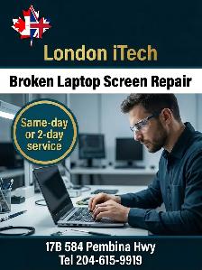 Broken Laptop Screen repair