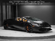2016 Lamborghini Huracan LP 610-4 Spyder | Matte Black Wrap