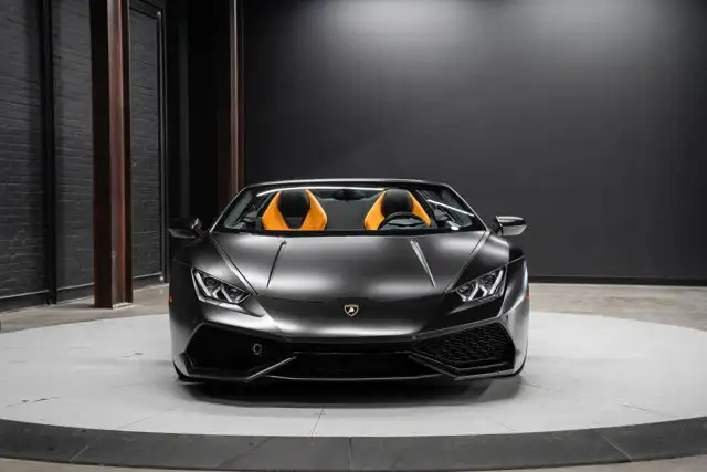 2016 Lamborghini Huracan LP 610-4 Spyder | Matte Black Wrap - Photo 4