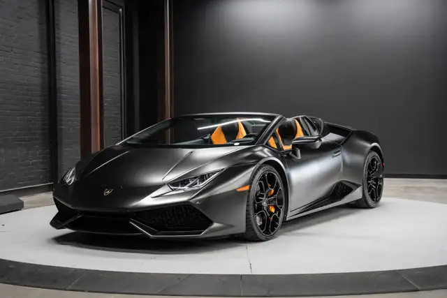 2016 Lamborghini Huracan LP 610-4 Spyder | Matte Black Wrap - Photo 5