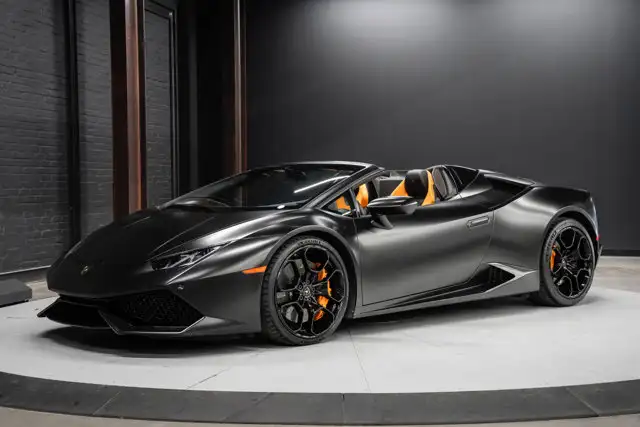 2016 Lamborghini Huracan LP 610-4 Spyder | Matte Black Wrap - Photo 6