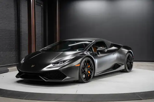 2016 Lamborghini Huracan LP 610-4 Spyder | Matte Black Wrap - Photo 15