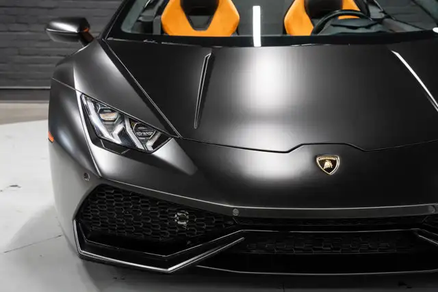 2016 Lamborghini Huracan LP 610-4 Spyder | Matte Black Wrap - Photo 65