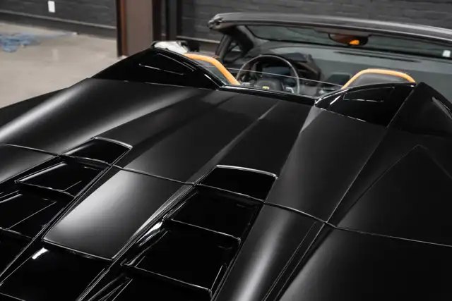2016 Lamborghini Huracan LP 610-4 Spyder | Matte Black Wrap - Photo 93