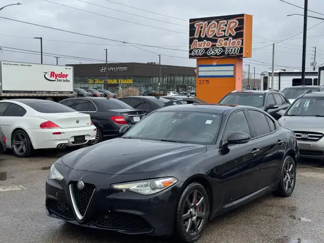 2017 Alfa Romeo Giulia TI, Q4, RED LEATHER, AWD, FULLY LOADED, C