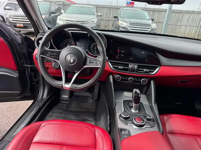 2017 Alfa Romeo Giulia TI, Q4, RED LEATHER, AWD, FULLY LOADED, C - Photo 12
