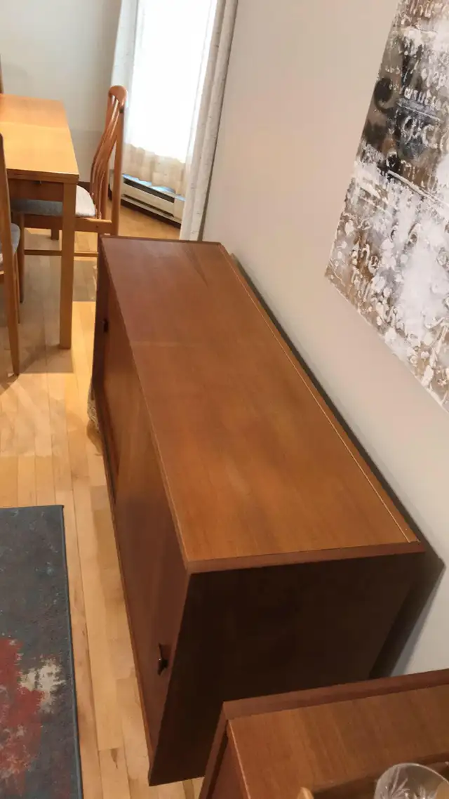 Mid century. TEAK TECK. Modulaire. Crédence, buffet, bar, vaisse - Photo 4