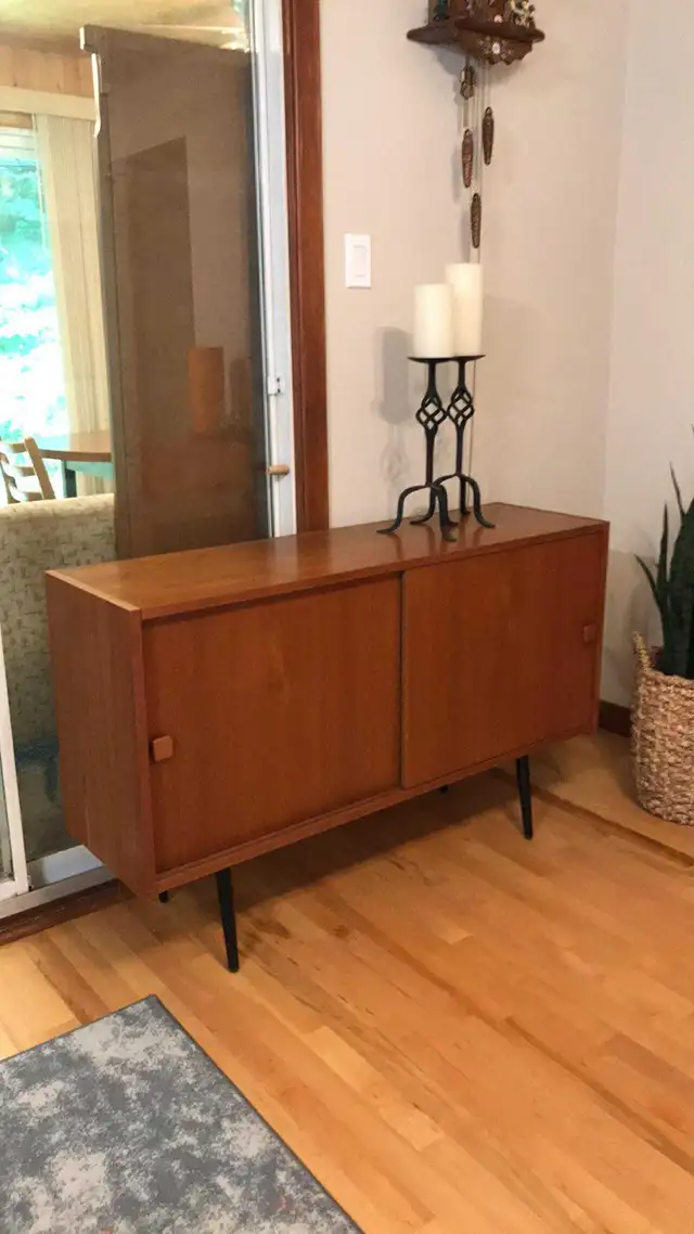 Mid century. TEAK TECK. Modulaire. Crédence, buffet, bar, vaisse - Photo 5