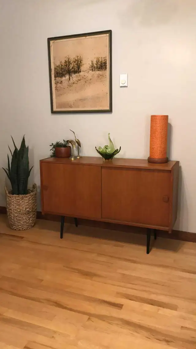 Mid century. TEAK TECK. Modulaire. Crédence, buffet, bar, vaisse - Photo 8