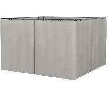 Outsunny 10’ x 10’ Gazebo Privacy Curtain Set - Photo 2