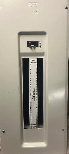 Federal 64 Slot 150 Amp Breaker Panel. Complete with Breakers