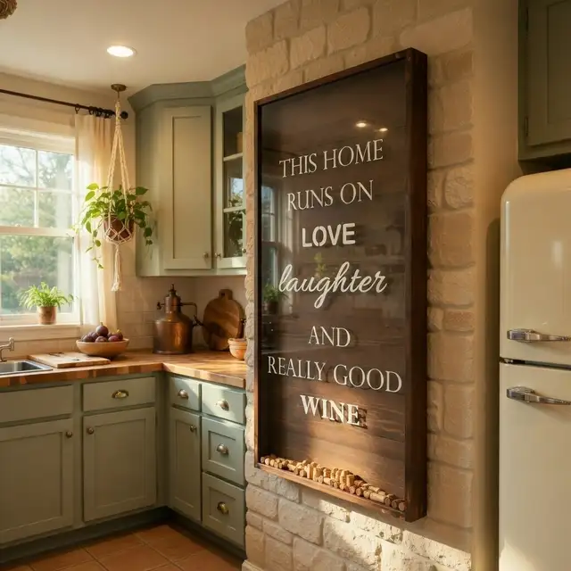 Boîte en bois élégante pour bouchons de vin - Idéale comme déco - Photo 3