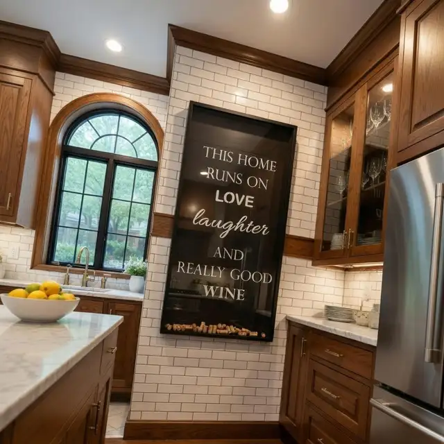 Boîte en bois élégante pour bouchons de vin - Idéale comme déco - Photo 6