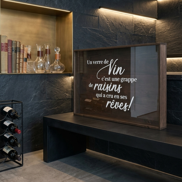 La décoration murale qui fait jaser ! Boîte à bouchons de vin