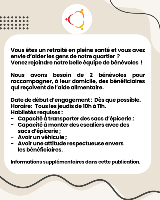 Organisme sans but lucratif à Longueuil /voir texte de l'annonce