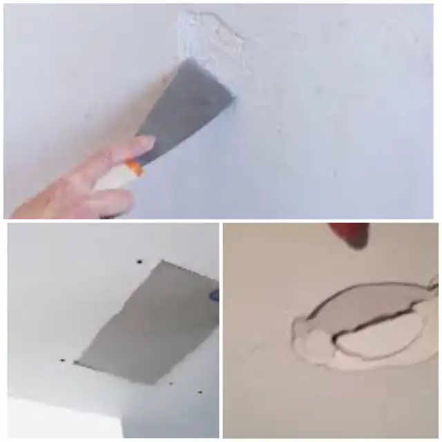 boucher trous au mur!