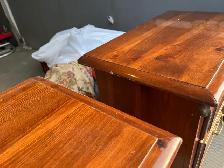 Free delivery used Pair of Wooden Nightstands - Photo 6