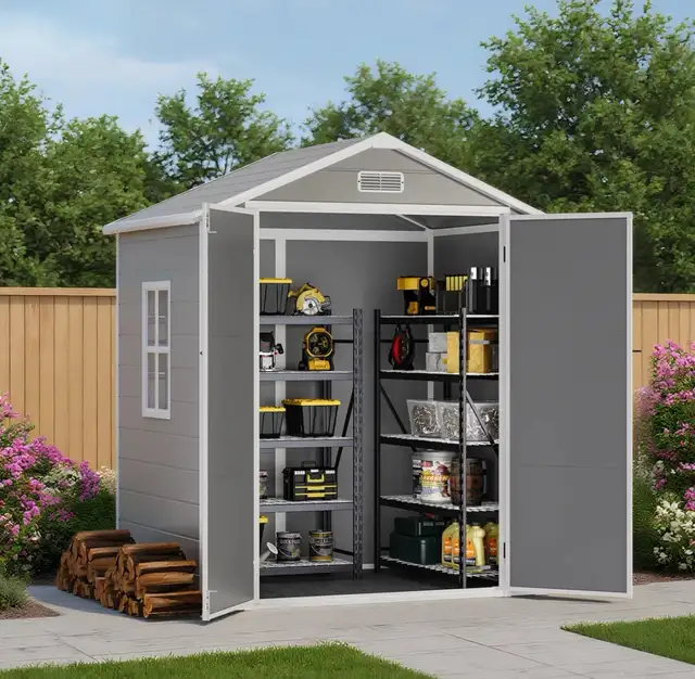 Outdoor Resin Storage Shed