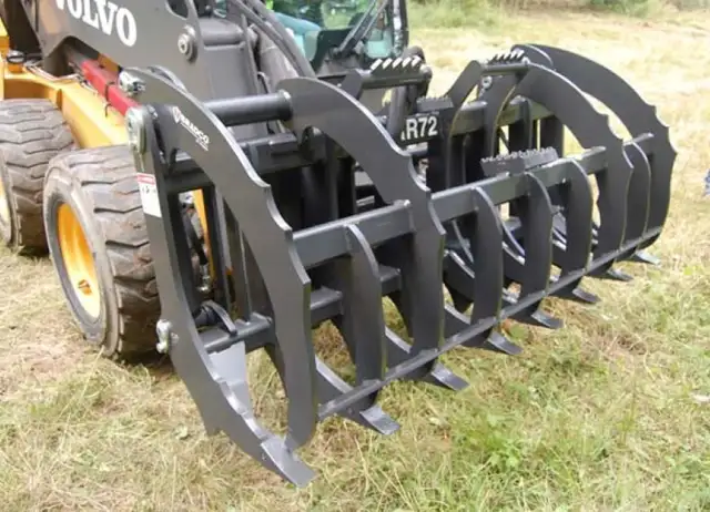 78" Skid Steer Root Rake – Heavy Duty Land Clearing Attachment - Photo 2
