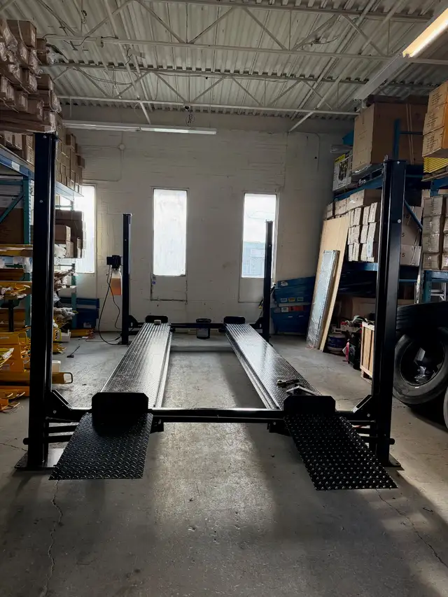 Four Post Overhead Car Lift Single release 8800 LBS Capacity - Photo 2