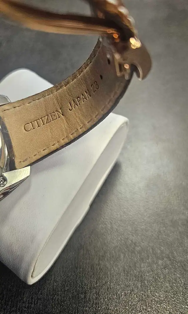 Citizen Eco-Drive Wrist Watch with Crocodile Strap - Photo 4