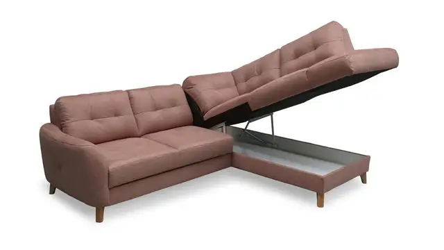 VISTA II - Sectional with Bed and Storage - made in Europe - Photo 2