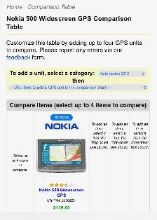 NOKIA 500 GPS tough screen/voice control/Blue tooth, $3