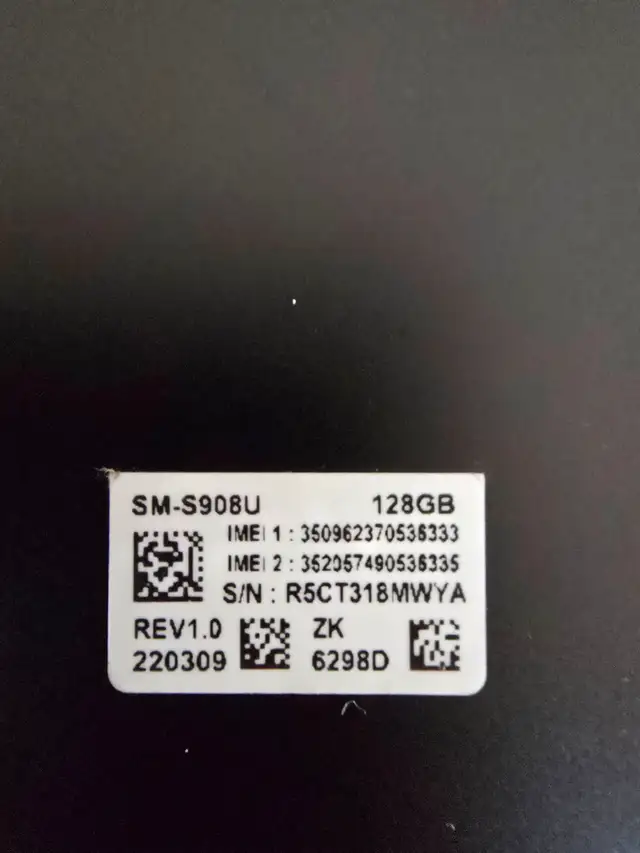 Samsung Galaxy S22 Ultra, 5G, 128GB, Unlocked, Black$375 - Photo 3