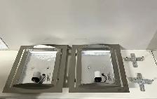 S/S base Glass Ceiling Lights, excellent condition, 2 only $5 - Photo 3