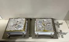 S/S base Glass Ceiling Lights, excellent condition, 2 only $5 - Photo 4