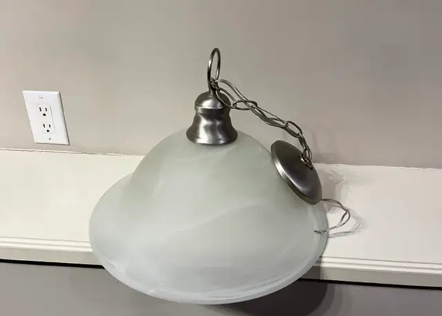 Handing Ceiling Light, no parts missing as new, $5