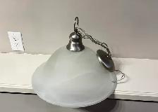 Handing Ceiling Light, no parts missing as new, $5