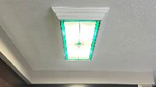 Bright, Big ceiling light very good condition, 53" x 21", $5 - Photo 2