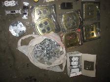 VARIOUS ELECTRICAL PARTS BOXES SWITCHES PLUGS LIGHT BULBS ETC - Photo 9